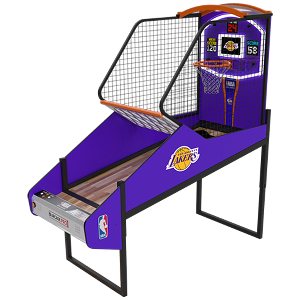 LA Lakers NBA Game Time Pro Basketball Home Arcade Game Long