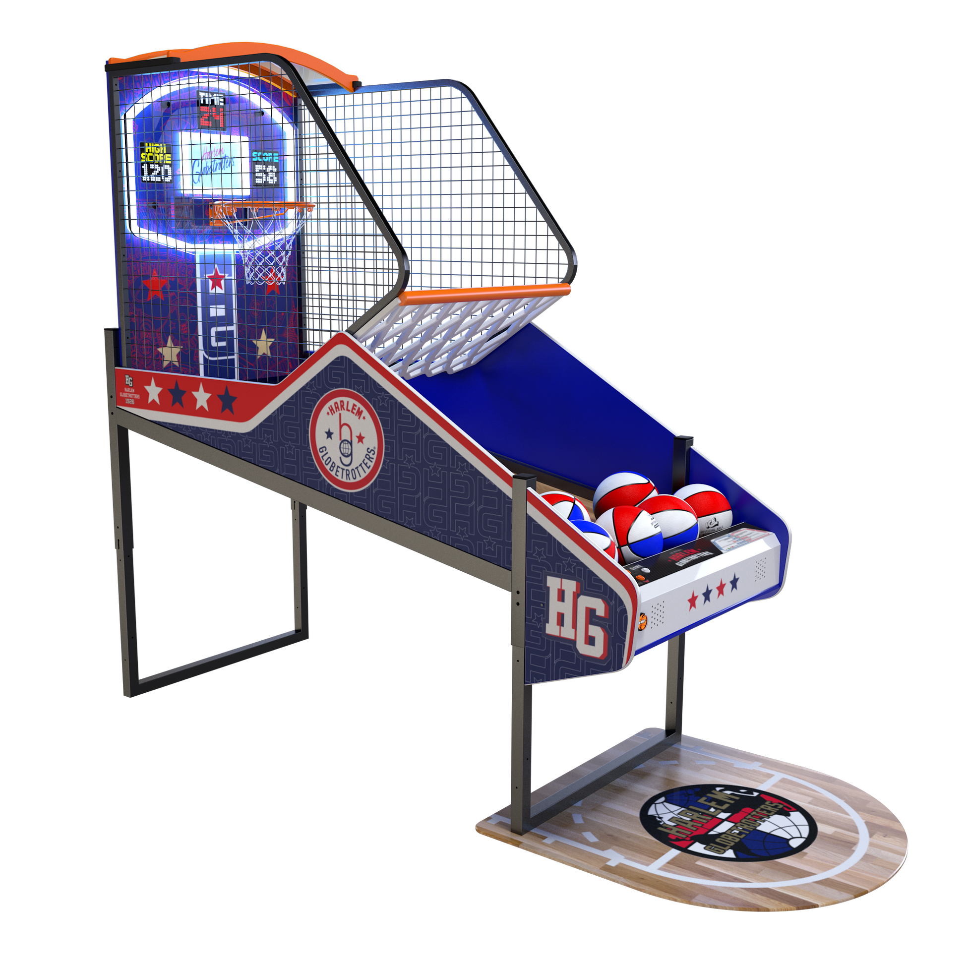 Harlem Globetrotters "Classic" Game time Pro with Floor Mat  Innovative Concepts in Entertainment, Inc.   